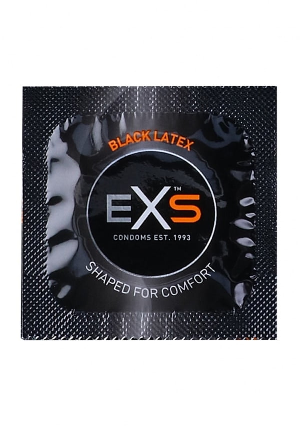 Exs zwarte latex condooms - 100 stuks