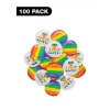 Exs Pride Rainbow Flag Condooms - Standaard Condooms - 100 stuks