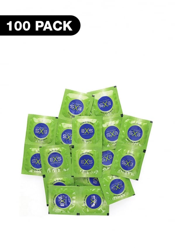 EXS Condooms - Glow in the Dark lichtgevende condooms 100 stuks