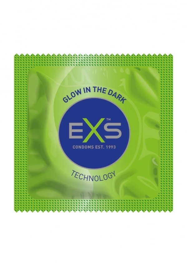 EXS Condooms - Glow in the Dark lichtgevende condooms 100 stuks
