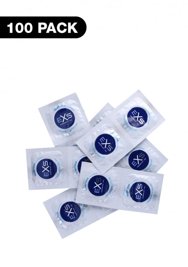 Exs Nano Thin Condooms - Dunste condoom die bestaan - 100 stuks