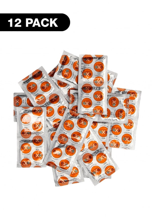 Exs Delay Condooms- Condooms met een orgamse vertragende gel – 12 stuks