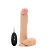Vibrating Realistic Cock 23,5 cm - With Scrotum
