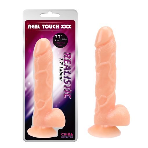 Real Touch XXX - Realistische Dildo met zuignap19,5 cm.