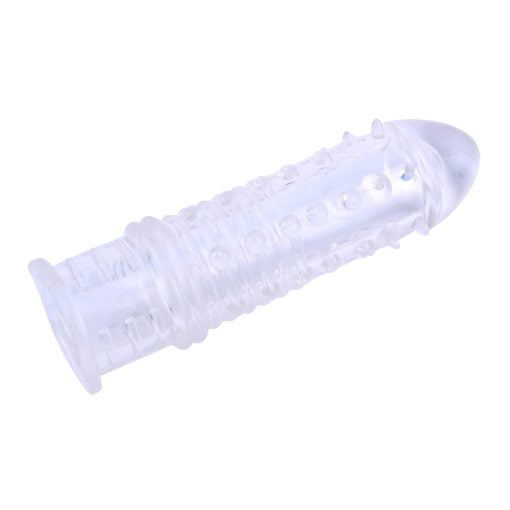 Superme - Penis Sleeve met nopjes -  Transparant - Afbeelding 3