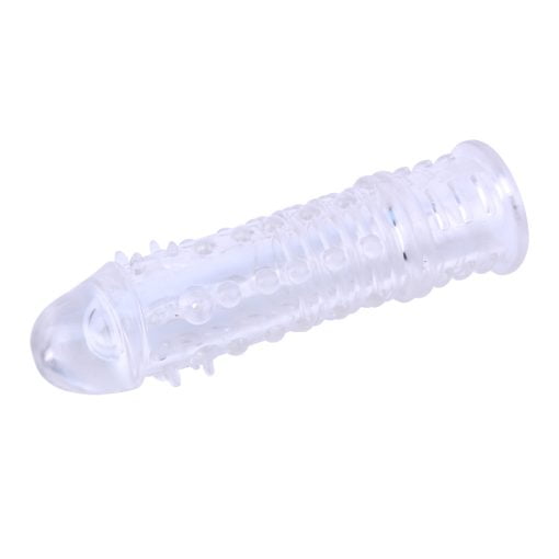 Superme - Penis Sleeve met nopjes -  Transparant - Afbeelding 4