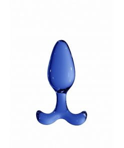 Chrystalino Expert Blue - Glazen Butt Plug