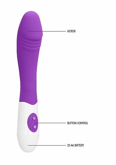 Ribbed Vibrator - Paars - Afbeelding 3