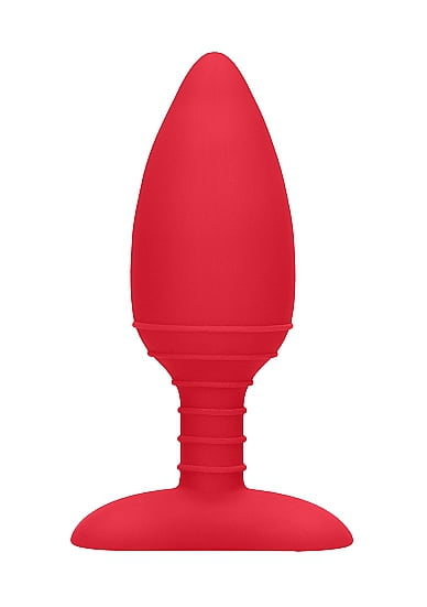Elegance - Heating Anal Butt Plug - Glow - Red