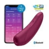 Satisfyer Curvy 1 Met app en Bluetooth – Luchtdruk vibrator met Vibratie – Rood