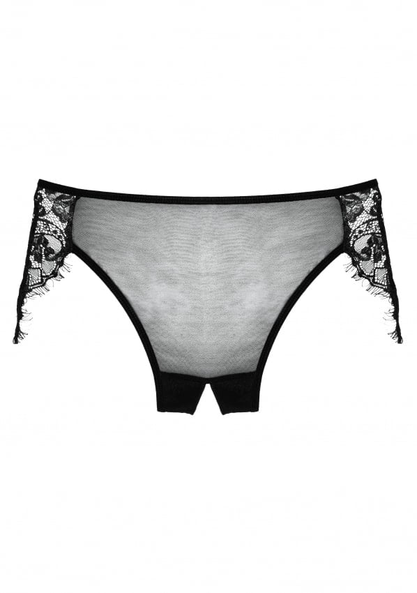 Lavish & Lace Panty Open Kruis - Zwart