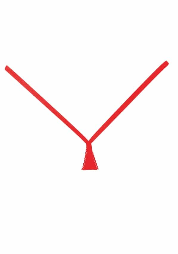 Adore Wetlook String - Rood