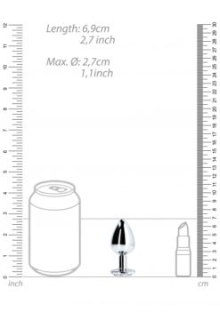 Aluminium Butt Plug Small