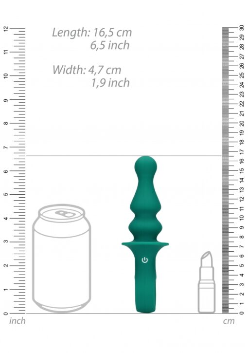 Anaal Vibrator met Ribbels