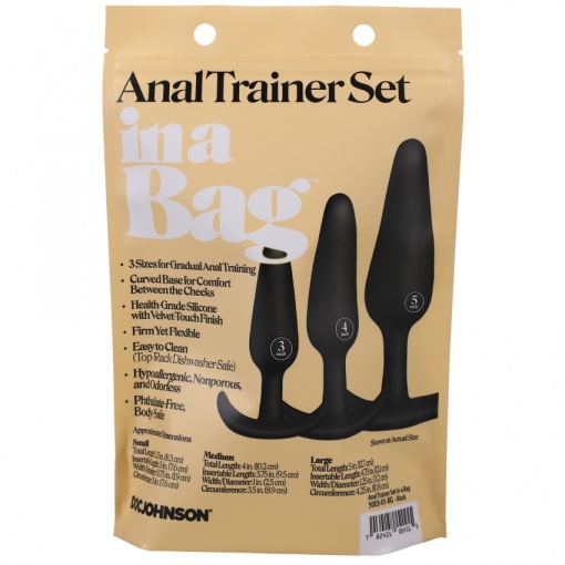 Anale Trainer set 3 butt pluggen