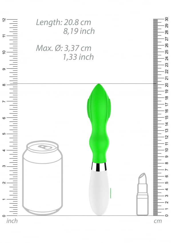 Astraea Vibrator en Clitoris stimulator - Groen