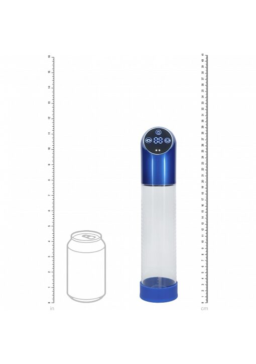 Automatische Waterproof Penispomp - Blauw