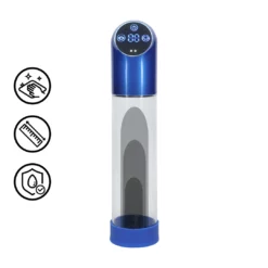 Automatische Waterproof Penispomp - Blauw