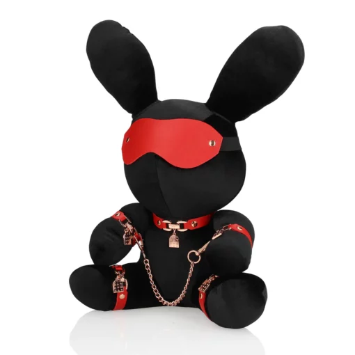 BDSM Knuffel Konijn Zwart