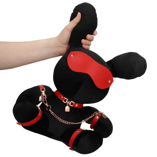 BDSM Knuffel Konijn Zwart