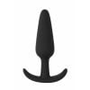 Beginners Butt Plug van Siliconen - Zwart