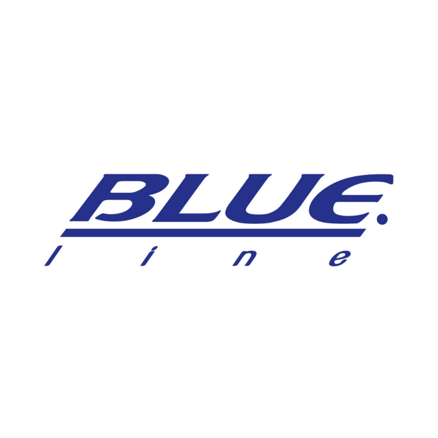 Blue line logo