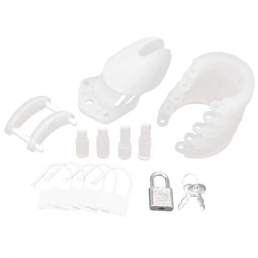 Blueline - Siliconen Chastity Cage