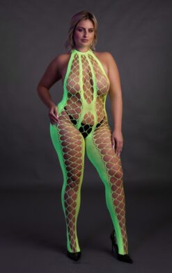 Dark Bodystocking met halternek