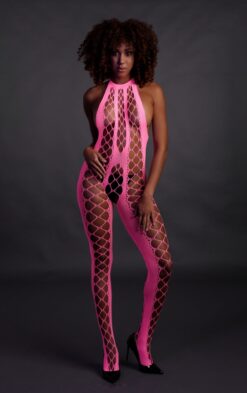 Bodystocking met halternek