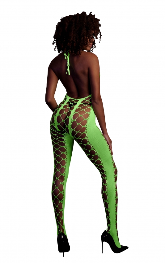 Dark Bodystocking met halternek
