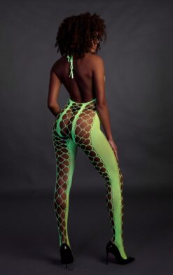 Dark Bodystocking met halternek
