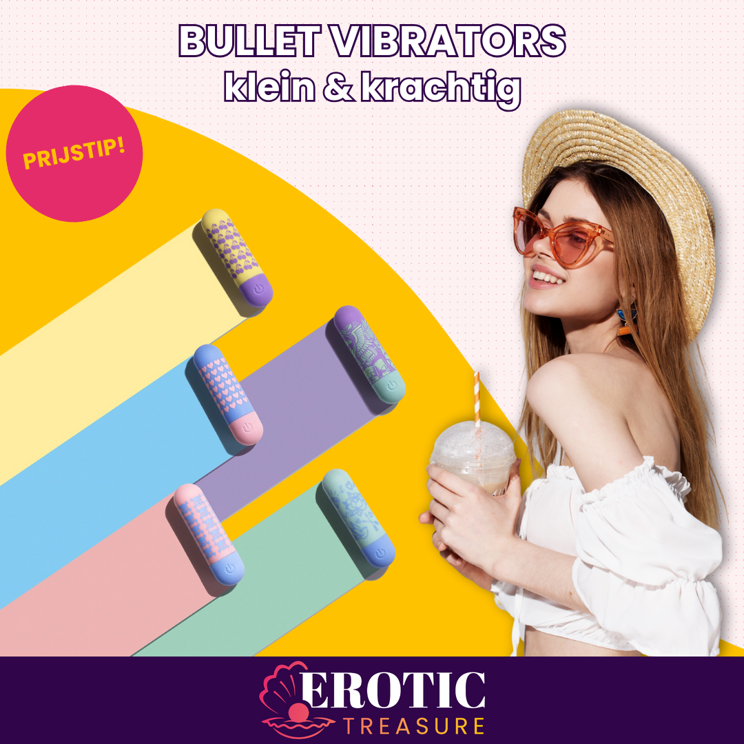 Bullet vibrators zijn goedkope, kleine en krachtige vibrators voor in je handtas.