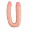 Dubbele Dildo 45 cm gebogen