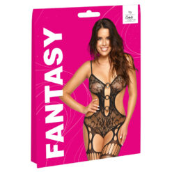 Catsuit met open kruis in riemlook