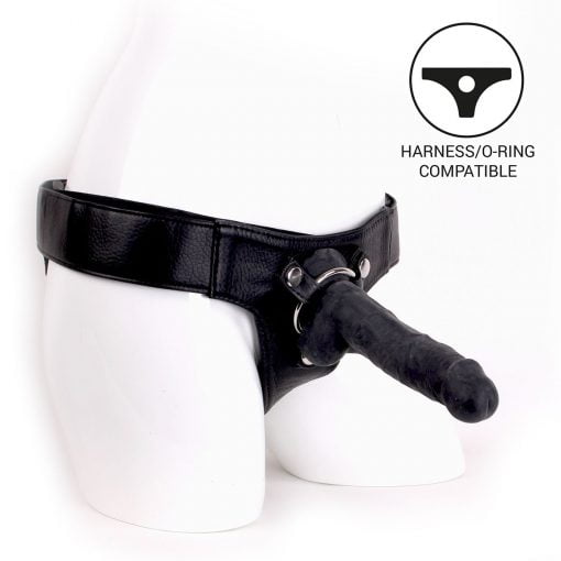 Cox - Realistische dildo van 16 cm - Zwart
