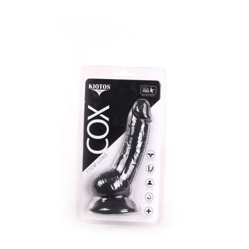 Cox - Realistische dildo van 17 cm - Zwart