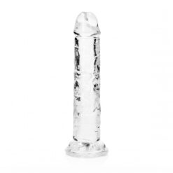 Dildo recht model met zuignap - Transparant