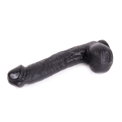 Dinoo - King Size Zwarte Dildo - 30 cm