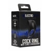 Electro Shock - Cockring C-spot Massager Met Stroom Stimulatie - Zwart