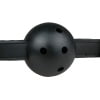 PVC Ball gag verstelbaar - zwart