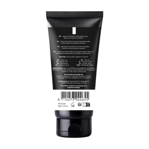 Eetbare Body Creme met Rum Smaak 