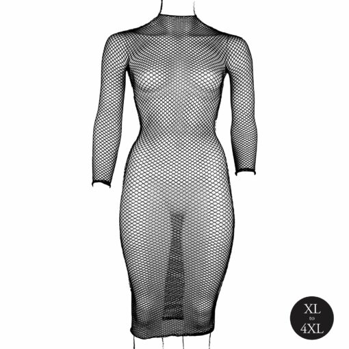 Elegante jurk met lange mouwen - Plus Size