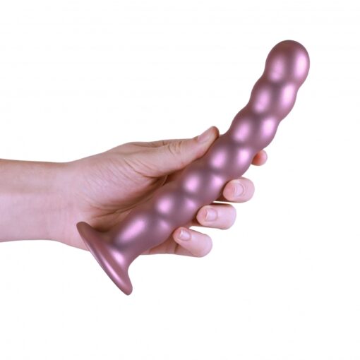 Geribbelde G-spot dildo met zuignap