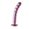 Geribbelde G-spot dildo met zuignap