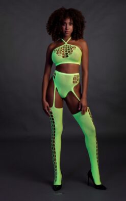 Glow in the Dark Topje met kousen