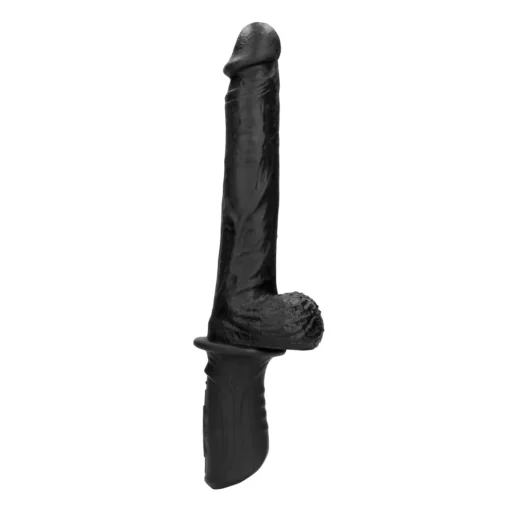 Hand Held Silicone Vibrating and Thrusting Sex Machine