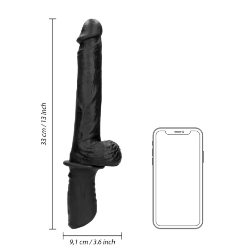 Hand Held Silicone Vibrating and Thrusting Sex Machine