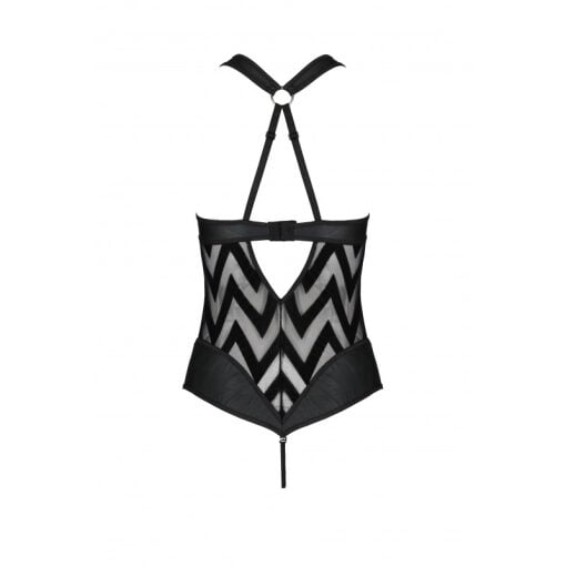 Hima - Zwart gestreepte bodysuit