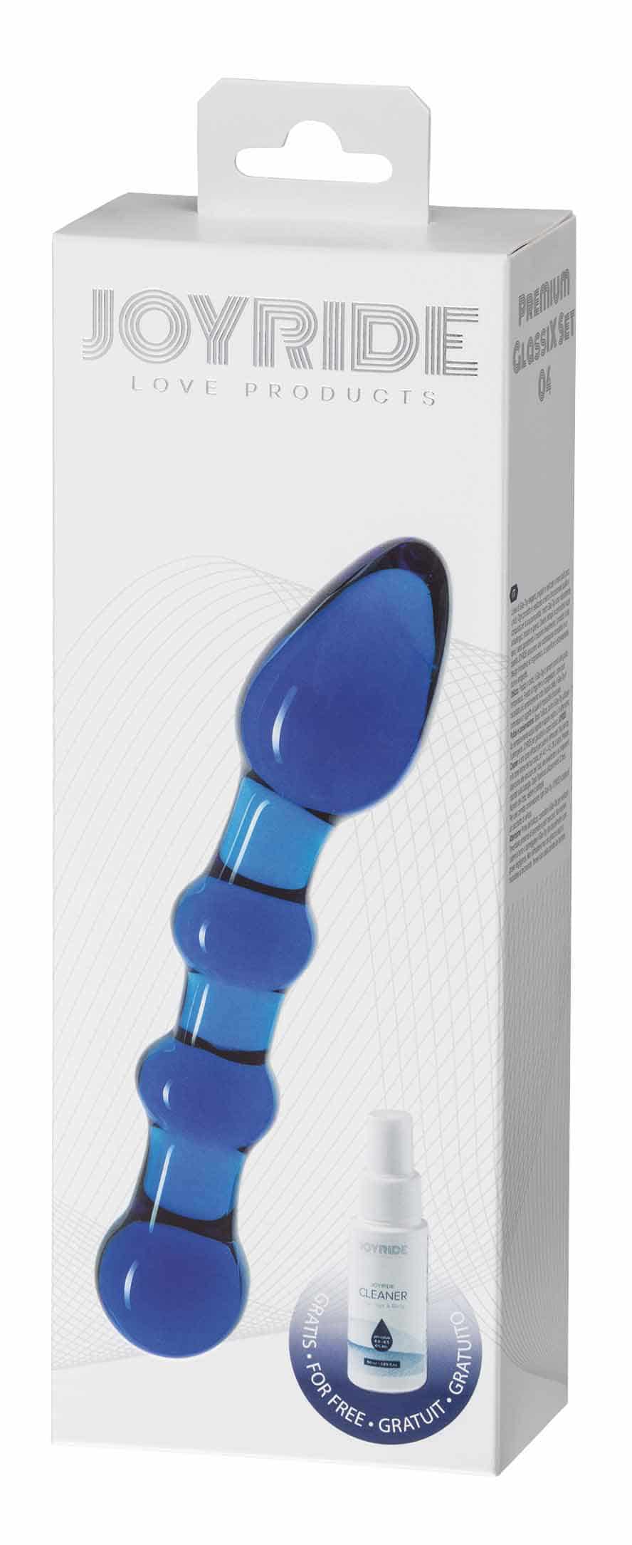 Joyride - Glazen Dildo voor vagina en Anaal - Blauw