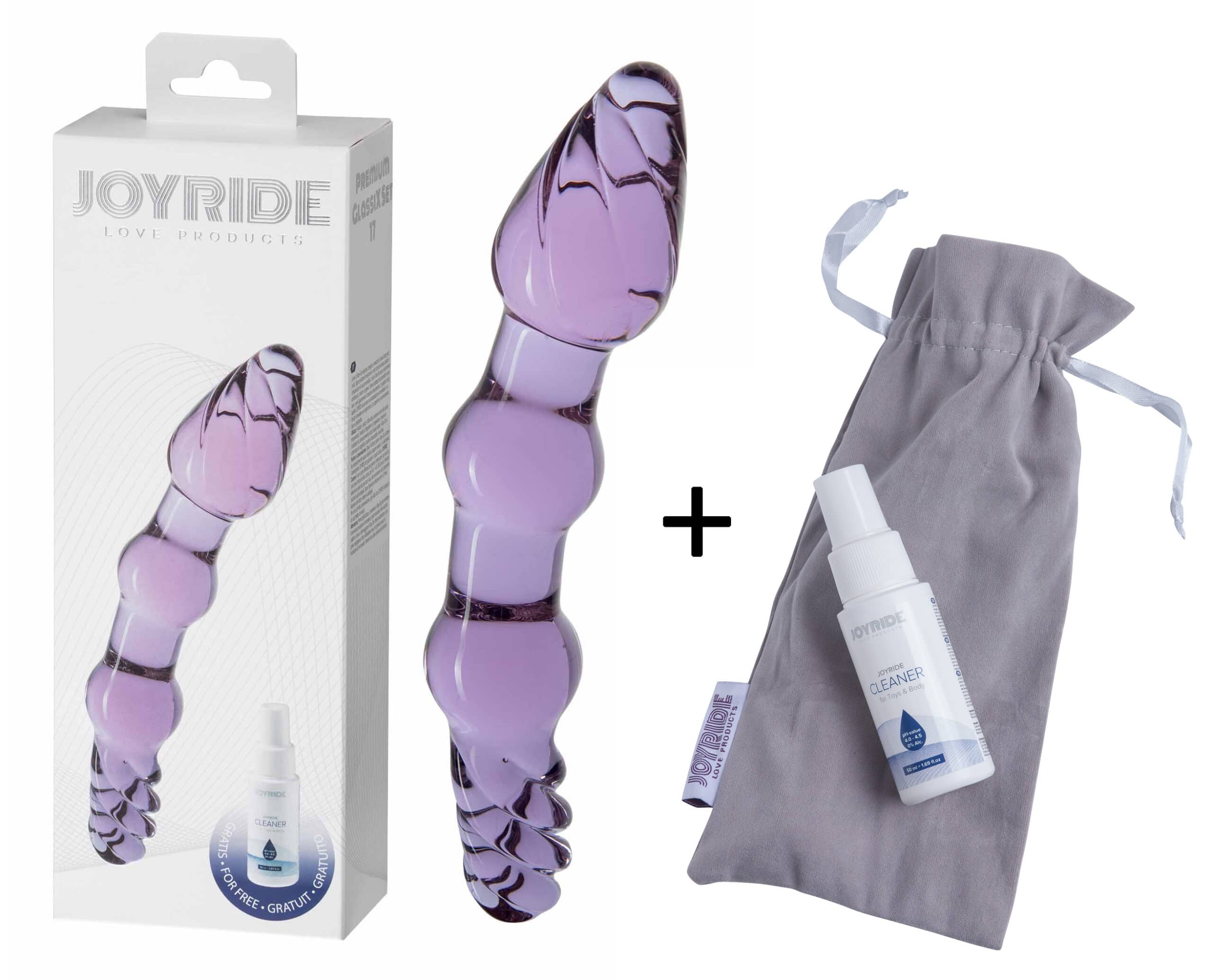 Joyride - Glazen Dildo voor vaginaal en anaal gebruik - GlassiX Set 17